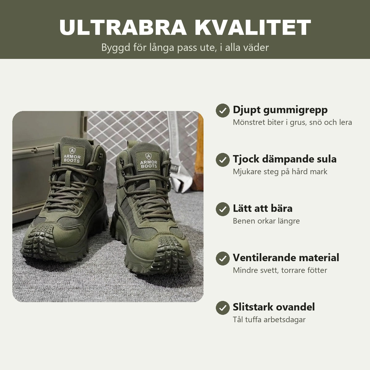 Ultrabra kvalitet